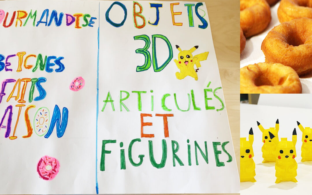 3D et Gourmandise: La grande journée des petits entrepreneurs